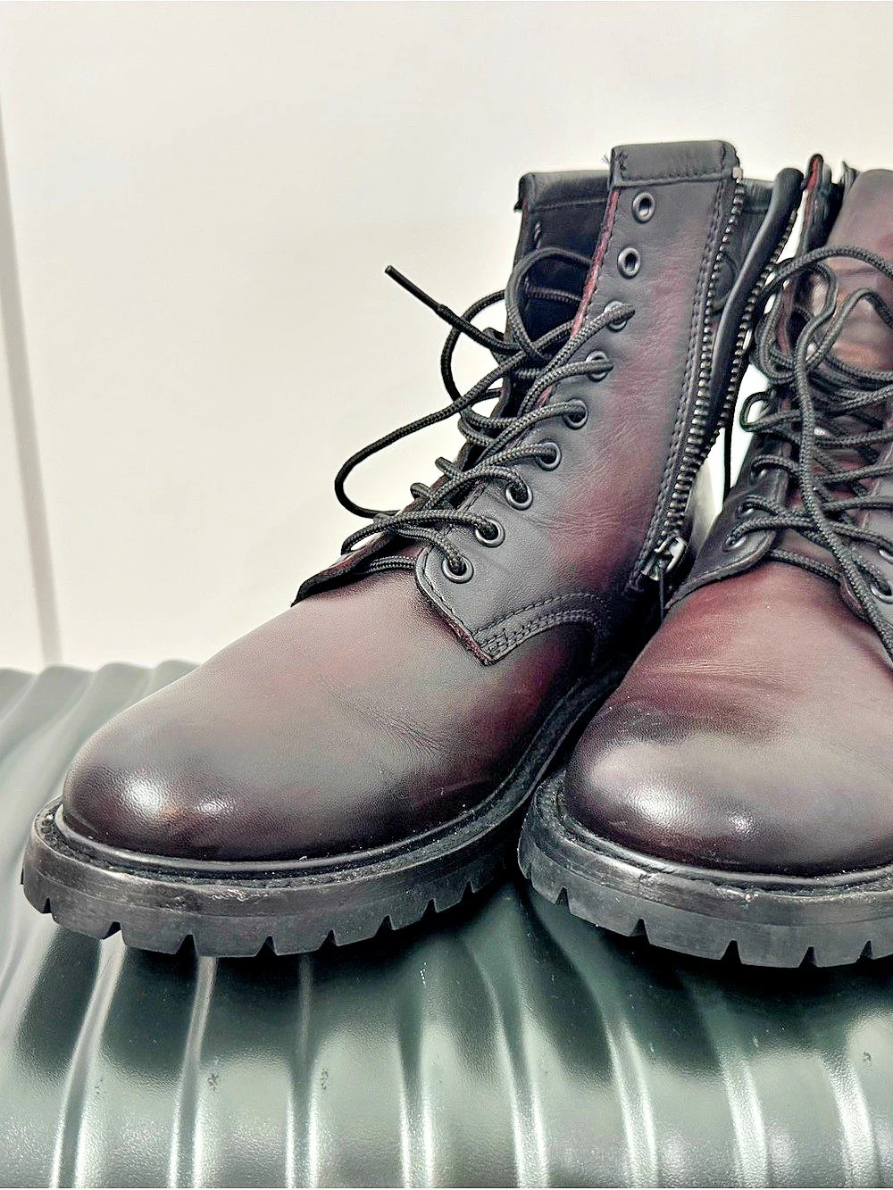 Thursday Boot Company Captain Side-Zip Boots Brown & Black US 9.5 Like New